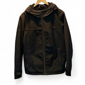 Tommy Hilfiger Sherpa Jacket Coat Sz Small Coat P-P21”L27”